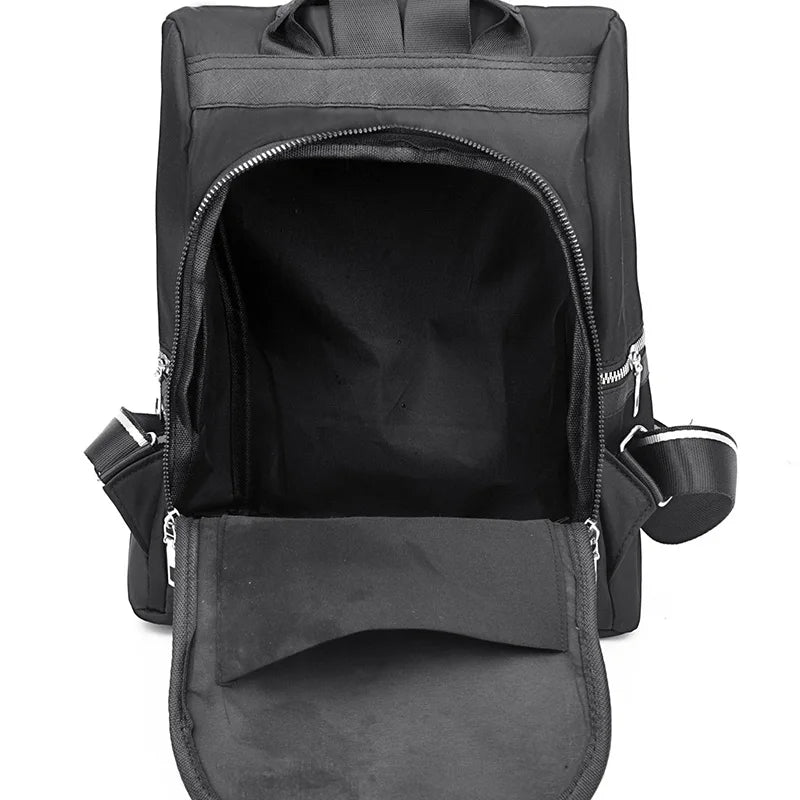 Women's Oxford Cloth Backpack Waterproof Shoulder Bag Anti-Theft Backpack