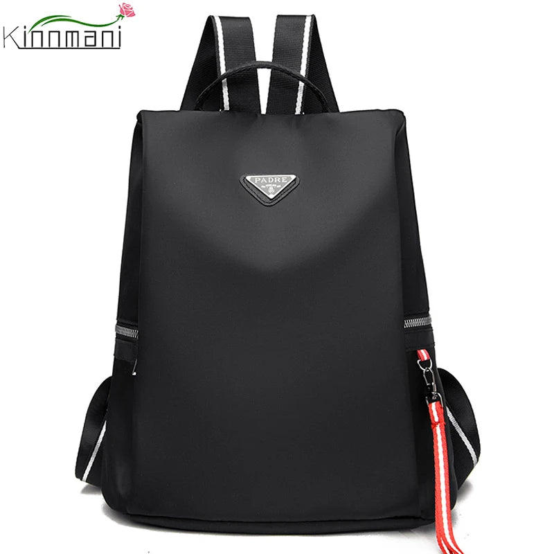 Women's Oxford Cloth Backpack Waterproof Shoulder Bag Anti-Theft Backpack