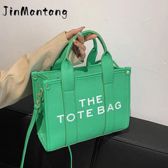 Women's Letter Print PU Leather Tote Bag Handheld Crossbody Shoulder Bags