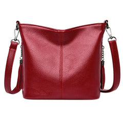 Women's PU Leather Handbags Large Capacity Messenger Bag