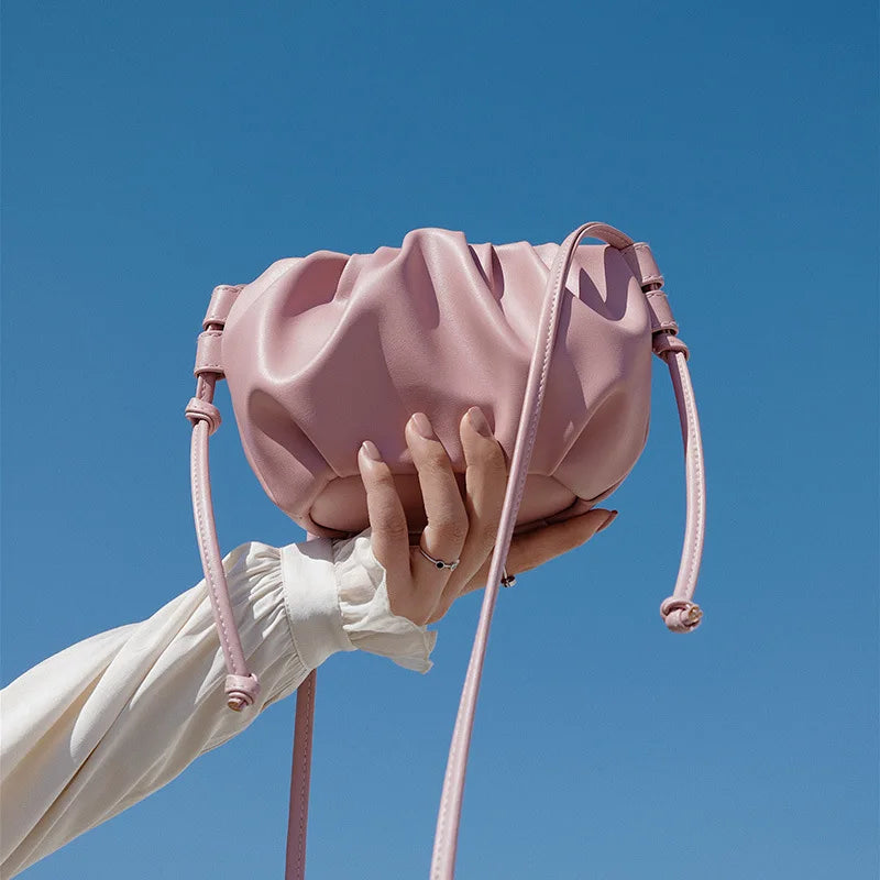 Women's PU Leather Shoulder Bag Messenger Bag Solid Female Bags