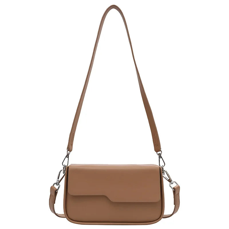 Women's PU Leather Shoulder Bags Underarm Messenger Bag