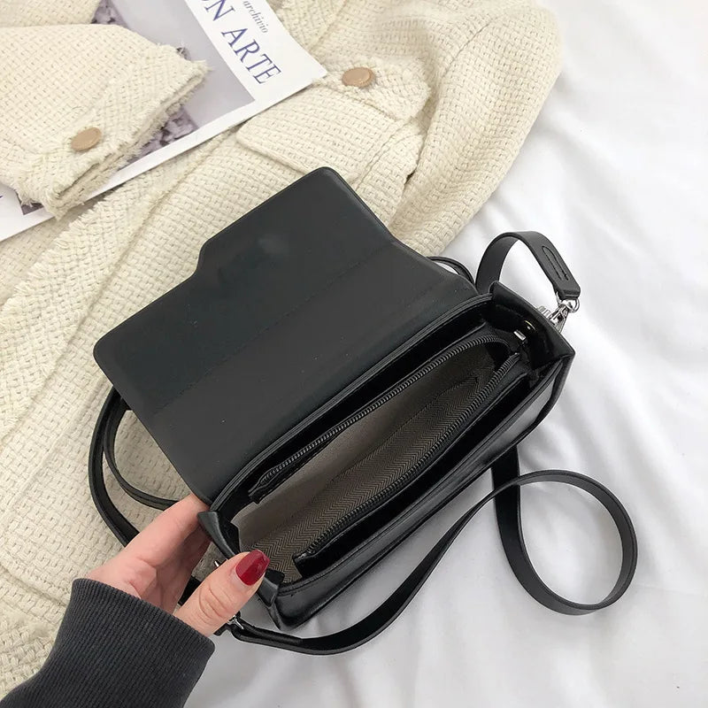 Women's PU Leather Shoulder Bags Underarm Messenger Bag