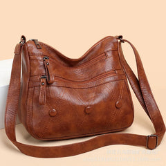 Women's Large-capacity PU Leather Shoulder Bag