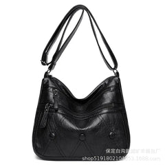 Women's Large-capacity PU Leather Shoulder Bag
