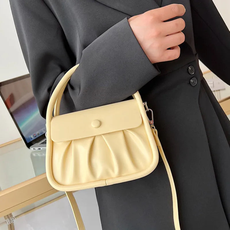 Women's Soft Leather Crossbody Bag Casual Shoulder Bag