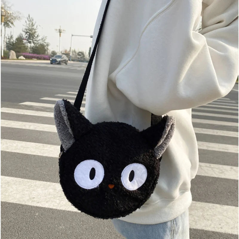 Women's Plush Bag - Cute Cat, Bear, Sheep Design