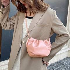 Western Style Mini Cloud Bag Women's Messenger Bag