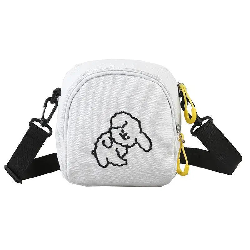 Women's Printed Nylon Crossbody Bag Cartoon Design Small Shoulder Bag