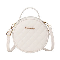 Embroidered Small Round Bag Single Shoulder Messenger Bag