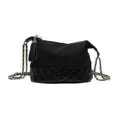 Women's Small Square Bag Rhombic Lattice Crossbody