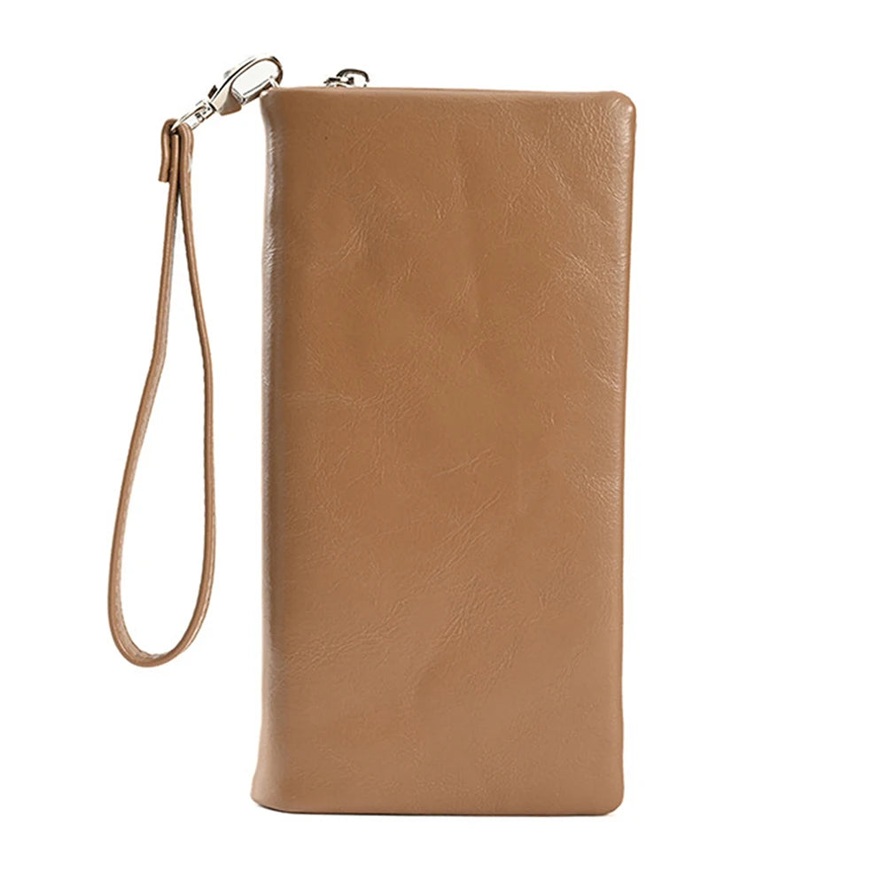 Women's Long Zipper Phone Bag Multi-Layer Purse Birthday Gift