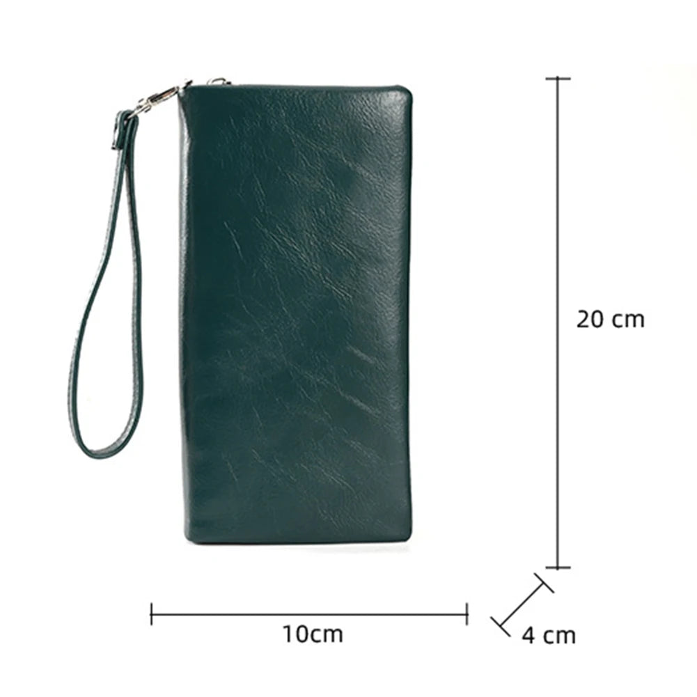 Women's Long Zipper Phone Bag Multi-Layer Purse Birthday Gift
