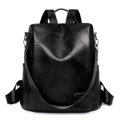 Women's PU Leather Back Pack Shoulder Bags Handbag Retro Female Backpack