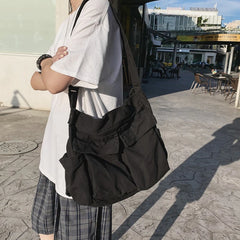 Women's Messenger Bag Shoulder Handbag Casual Canvas Large Capacity
