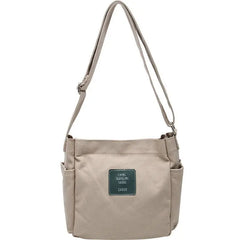 Women's Messenger Bag Shoulder Handbag Large Capacity Casual Canvas Women's Bag