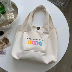 Canvas Shopper Tote Bag Large Handbags One-shoulder Shopping Bag