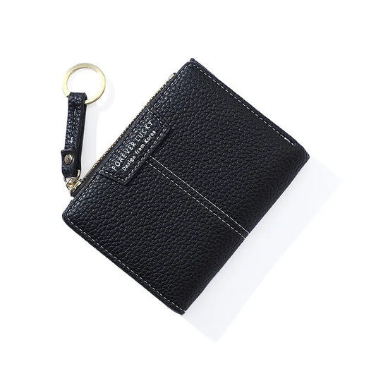 Women's Short Wallet Zipper Card Bag Coin Purse