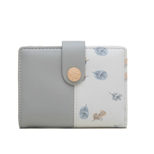 Women's Short Wallet Two-fold Zipper Buckle Creative Zero Wallet