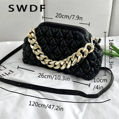 Women's Shoulder Bag Chain Small Crossbody Bags Female Single Side Handbags