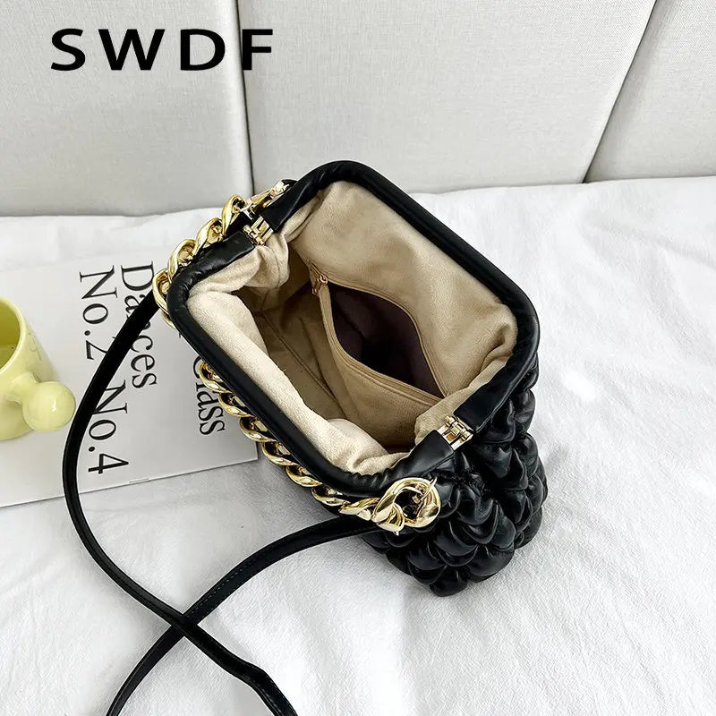 Women's Shoulder Bag Chain Small Crossbody Bags Female Single Side Handbags