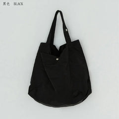 Canvas Crossbody Bag Large Capacity School Handbag