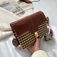 Women's Small Square Shoulder Bag Crossbody Messenger Handbag