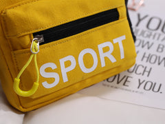 Women's Canvas Shoulder Bag Casual Handbag Outdoor Zipper Messenger Bag