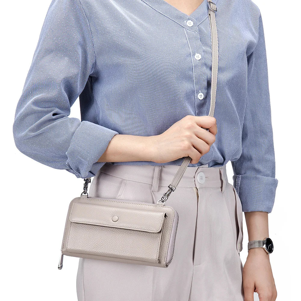 Women's Leather Shoulder Bag Large Capacity Crossbody