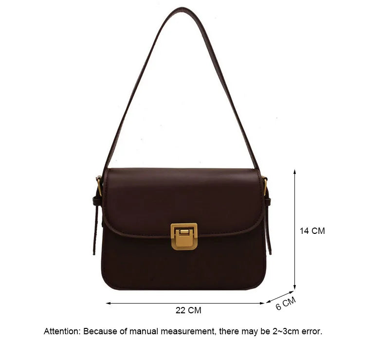Vintage Envelope Bag High Briefcase Women's Shoulder Bag