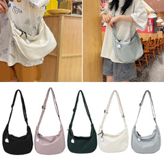 Harajuku Crossbody Bag for Women Solid Messenger Tote Bag