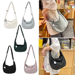 Harajuku Crossbody Bag for Women Solid Messenger Tote Bag