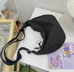 Harajuku Crossbody Bag for Women Solid Messenger Tote Bag