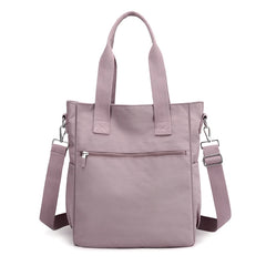 High Top-handle Nylon Shoulder Bag for Women