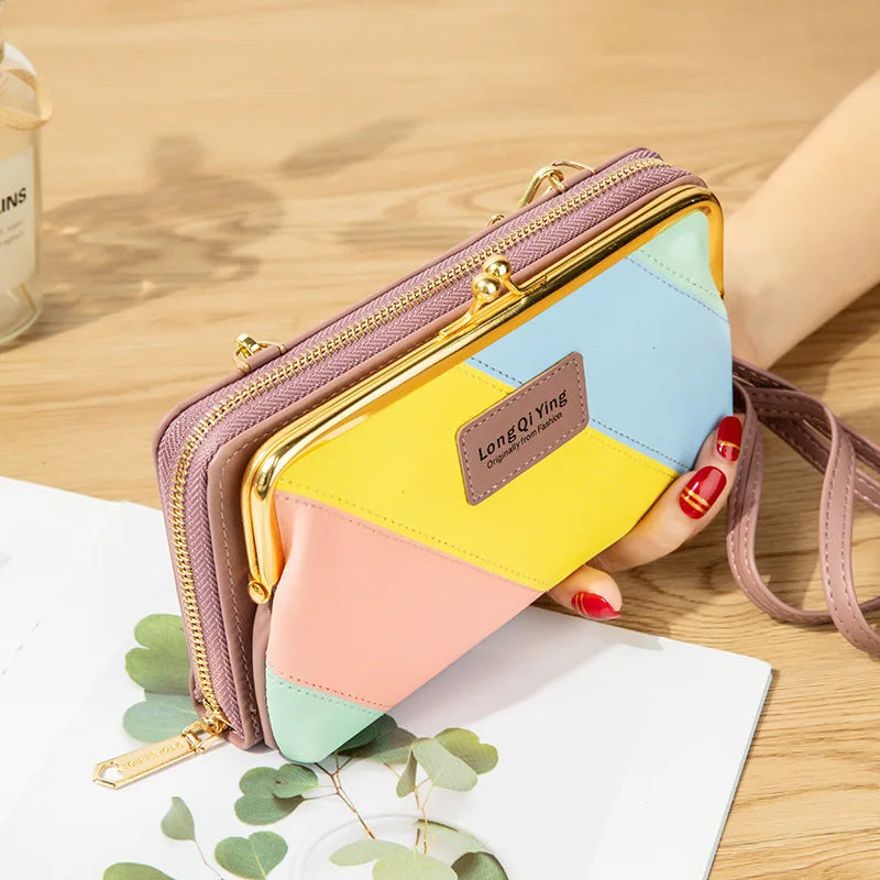 Women's Shoulder Bag Wallet Messenger Bag Multi-function Phone Bag