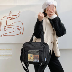 Women's Shoulder Bag College Large Capacity Messenger Bag