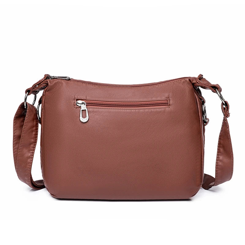 Women's Shoulder Bag Large Capacity Leather Crossbody Bag