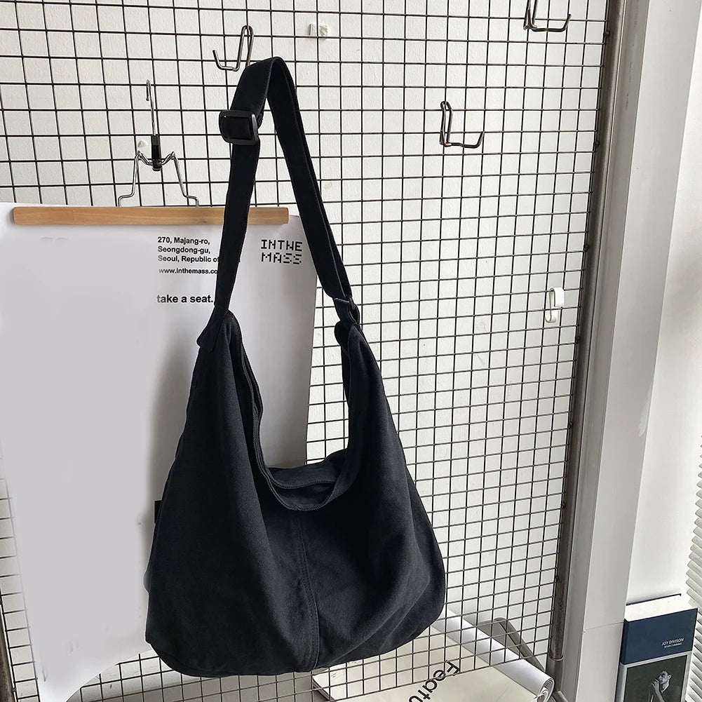 Women's Shoulder Bag Large Capacity Thick Cotton Cloth Handbag Tote