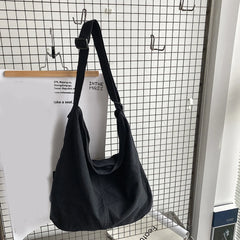 Women's Shoulder Bag Large Capacity Thick Cotton Cloth Handbag Tote