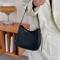 Designer Shoulder Bag Handbags PU Leather Women Solid Underarm Casual Shopper