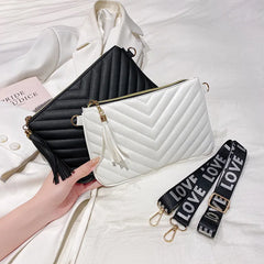 Embroidered Clutch Small Bag Chain Crossbody Purse Wallet