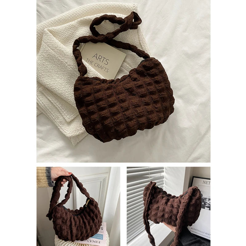 Canvas Shoulder Bag for Women Student Handbag