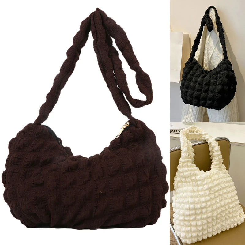 Canvas Shoulder Bag for Women Student Handbag