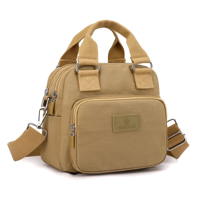 Nylon Shoulder Bag Large Capacity Crossbody Tote