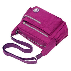 Women's Nylon Shoulder Bag Large Capacity Messenger Casual Tote