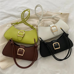 Solid Small Bag Crossbody Texture Summer Shoulder Underarm Bag