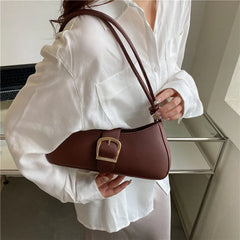 Solid Small Bag Crossbody Texture Summer Shoulder Underarm Bag