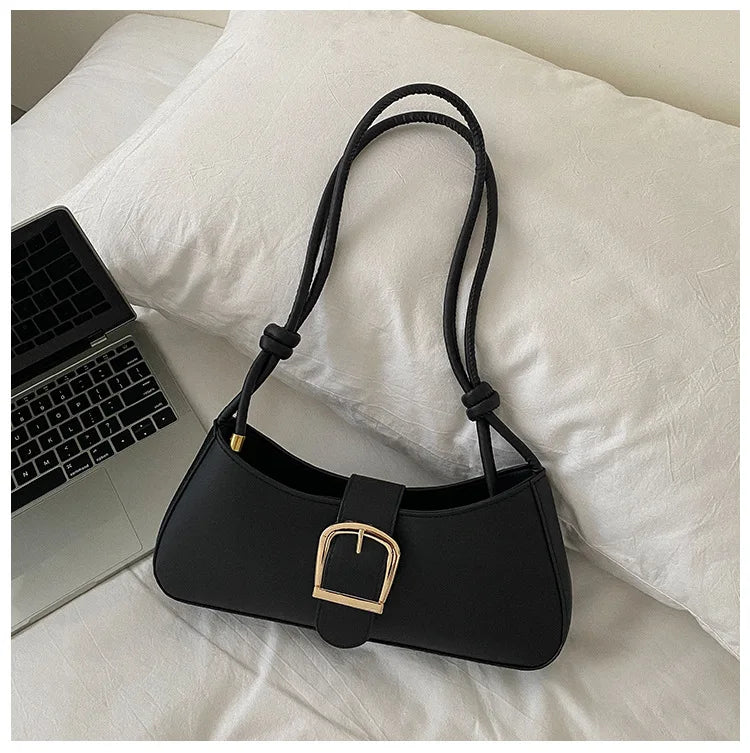 Solid Small Bag Crossbody Texture Summer Shoulder Underarm Bag