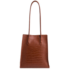 Women's Stone Pattern Tote Bag with Small Wallet - 2pcs Set