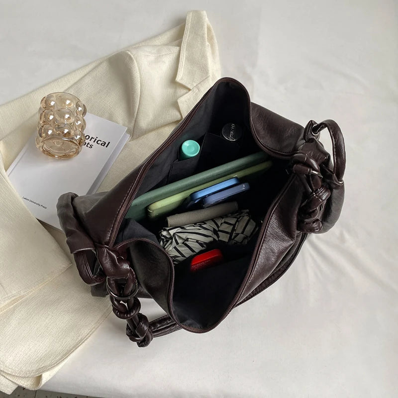 Women's Leather Crossbody Bag Tote Shoulder Bag Handbag